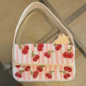 Viral Cherry Beaded Purse
